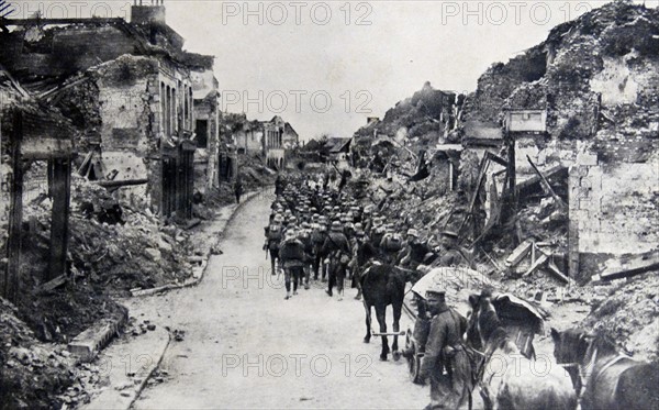 World war One: Bapaume in France was occupied by the Germans