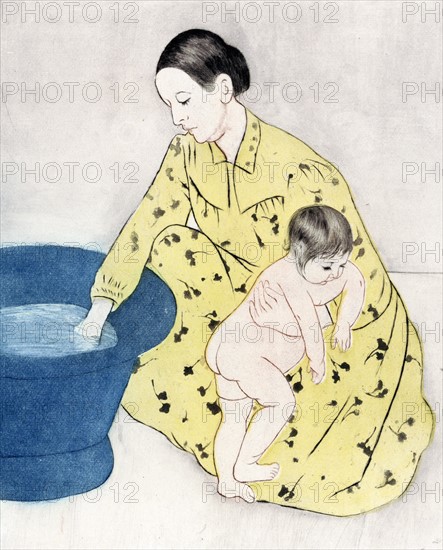 Cassatt, The bath