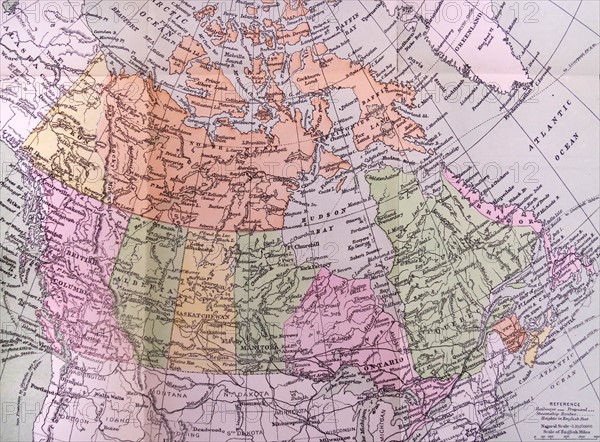 Section of a globe