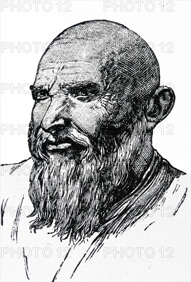 Portrait of a Mohmand chief of Dacca