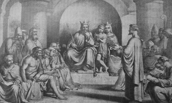 A scene in the life of Alfred the Great