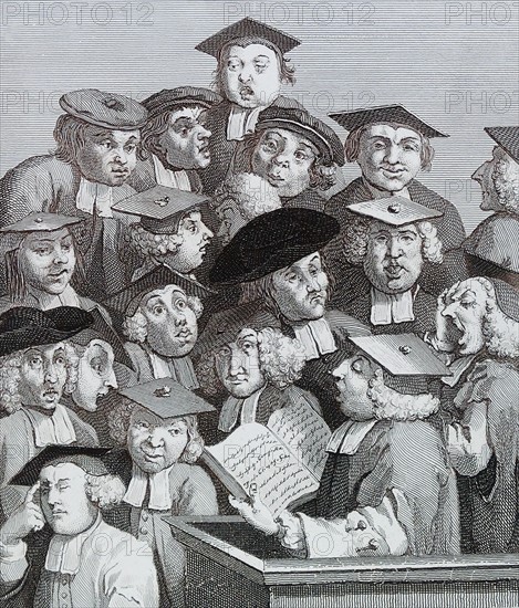 Scholars at a Lecture