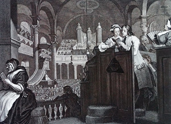 The Industrious 'Prentice performing the Duty of a Christian by William Hogarth