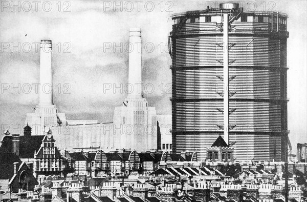 Battersea Power Station and Gas Holder