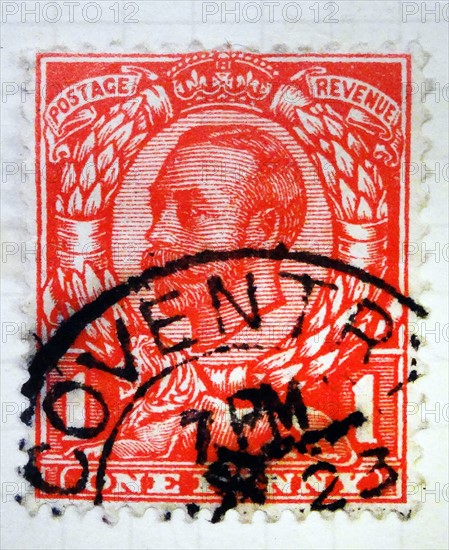 British Penny stamp
