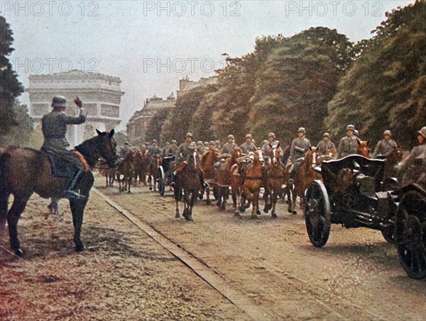 Colour photograph of Moritz Albrecht Franz Friedrich Fedor von Bock in Paris