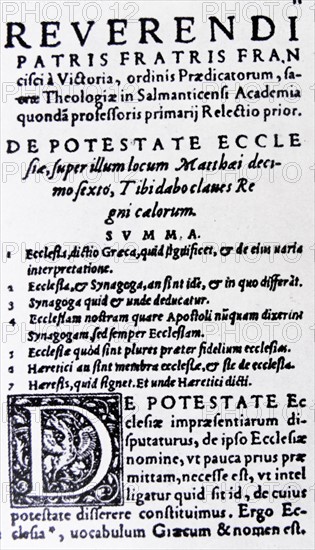 De potestate ecclesiae I and II