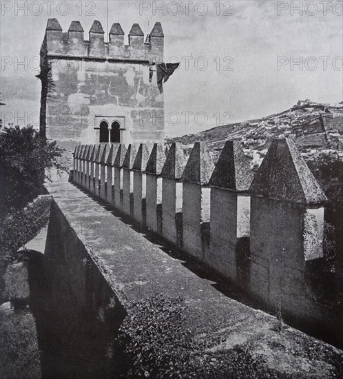 The walls of the Calat Alhambra