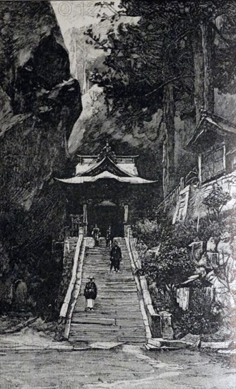 a Buddhist Temple at Nagasaki