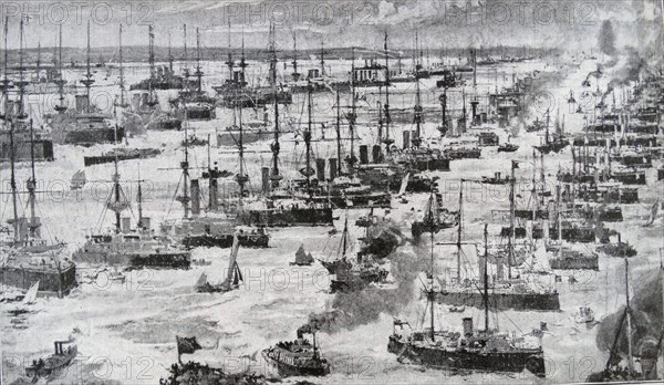 Bird's Eye view of the British Navy