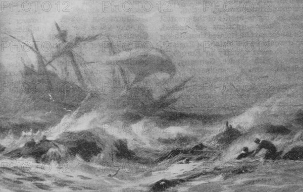the wreck of the Armada by Joseph William Carey