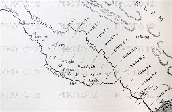Map of Babylonia