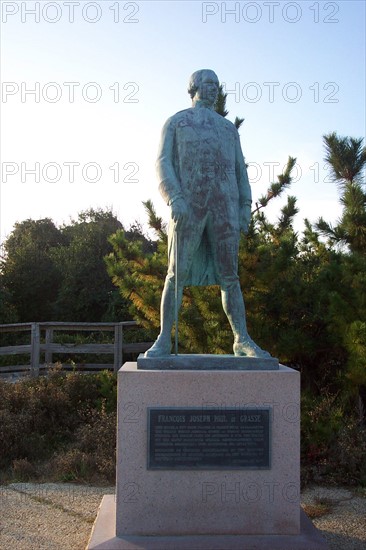 Statue of Admiral Francois Joseph Paul de Grasse