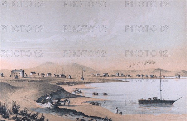 Painting of Benicia from the West