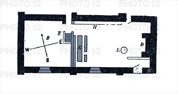 Floorplan of a British 16th century House