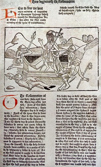 The Resurrection from Caxton's Golden Legend