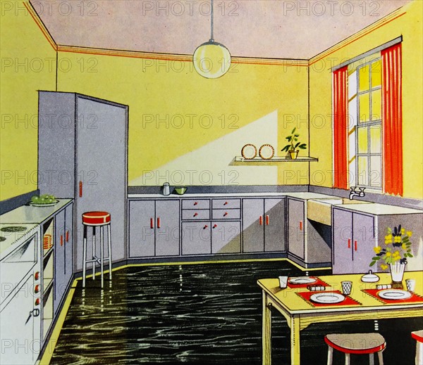 Colour scheme for transforming a dingy kitchen