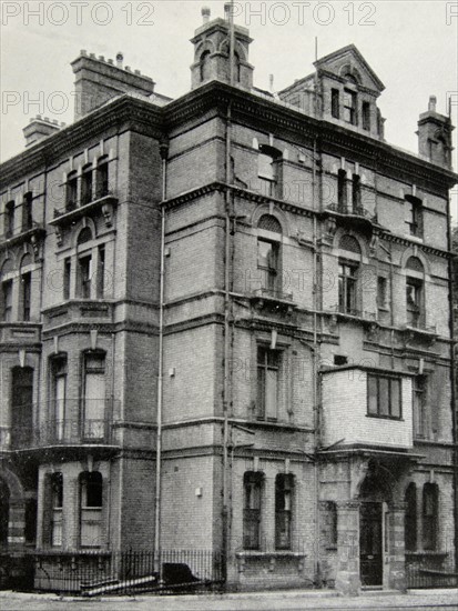 Exterior of a house that has been converted into flats