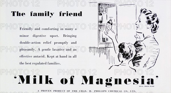 Advert for Milk of Magnesia