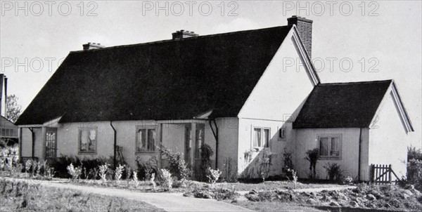 a Scottish timber house