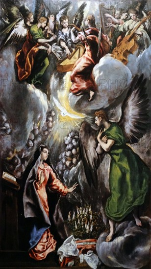 the Annunciation by El Greco