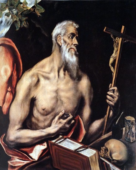 El Greco, Saint Jerome in Penitence (detail)