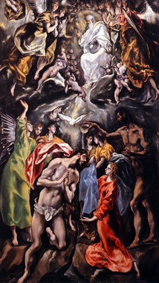 Le Greco, Le Baptême du Christ