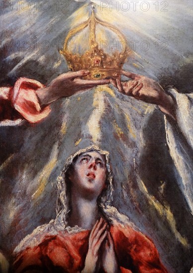 Detail from the 'The Coronation of the Virgin'