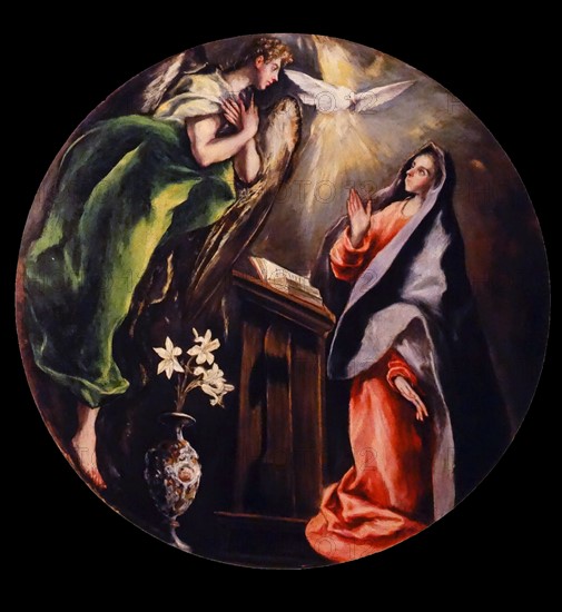 the Annunciation by El Greco