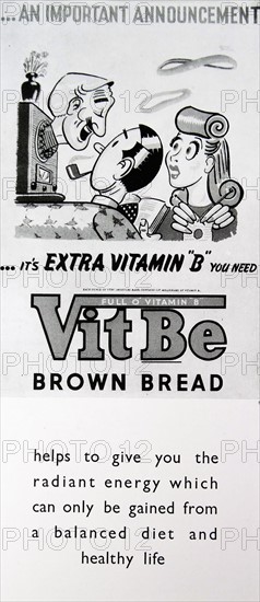Advert for Vit Be Brown Bread