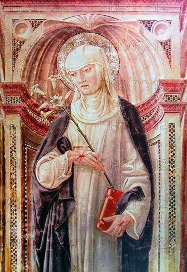 Painting of Saint Catherine by Francesco di Giorgio e di Lorenzo