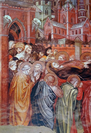 The transit of the Virgin' by Taddeo di Bartolo