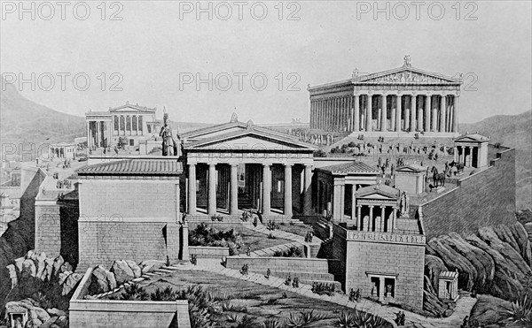 The Acropolis as it appeared during the Golden Age