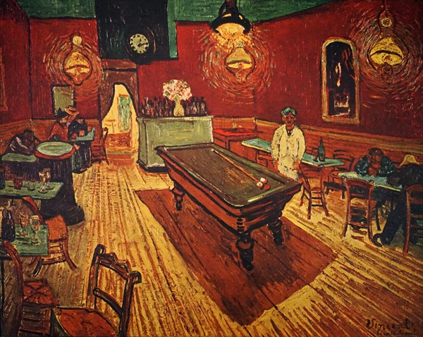 Van Gogh, The Night Café in the Place Lamartine in Arles