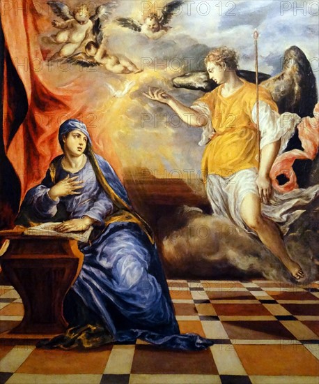 the Annunciation by El Greco