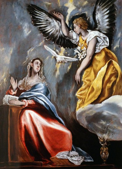 the Annunciation by El Greco