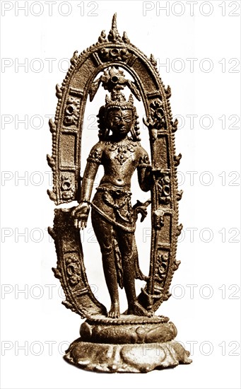 Manjushree in bronze