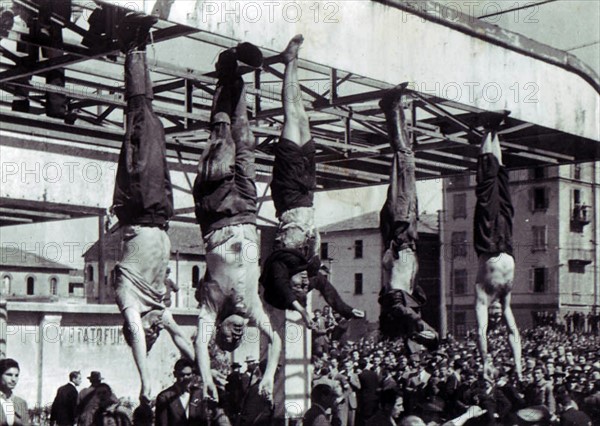 The death of Benito Mussolini