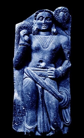 Buddhist art of India: Bodhisattva in Sandstone from Mathura