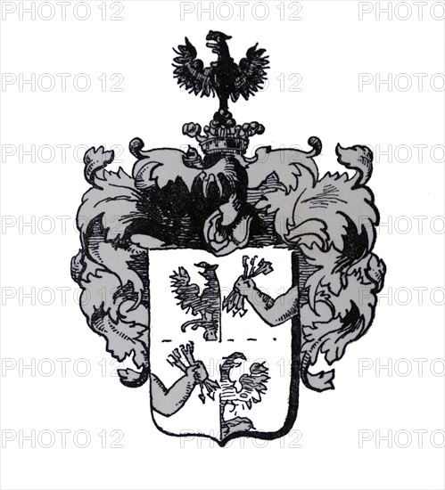 Family crest of the Rothschild banking family