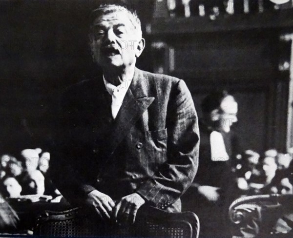 Quisling during his trial