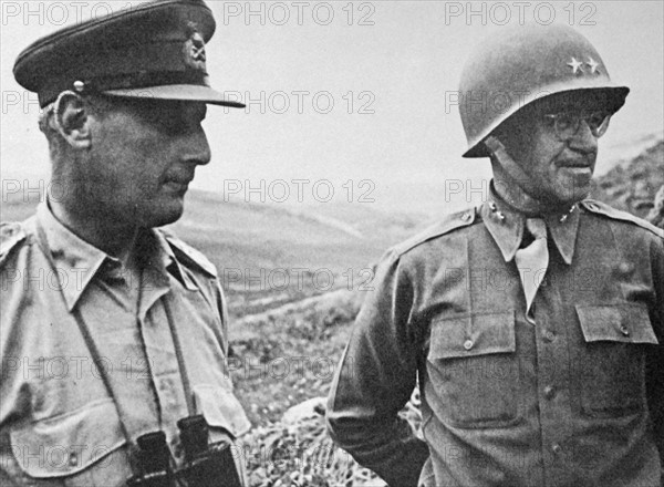 General Kenneth Anderson and General Omar Bradley