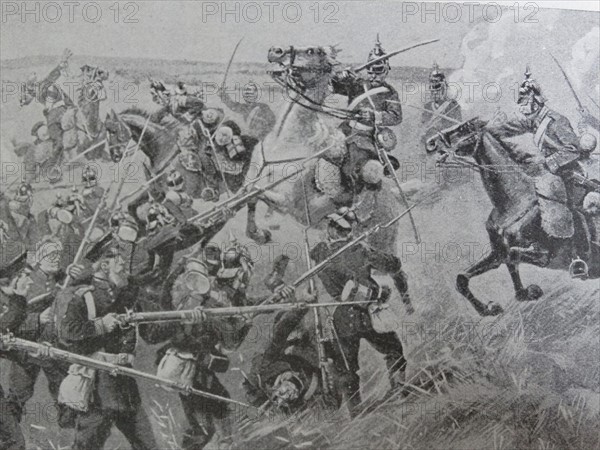The Hanoverian victory over the Prussians at Langensalza