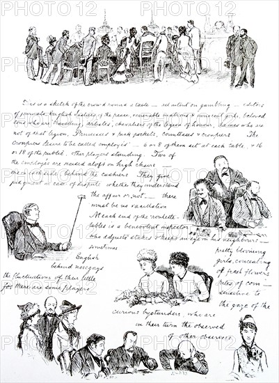 Illustrated letter by Randolph Caldecott