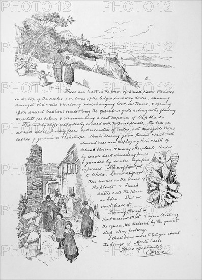 Illustrated letter by Randolph Caldecott