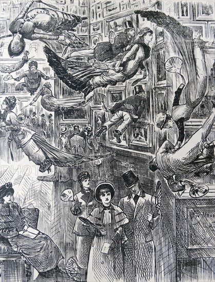 EDISON's ingenuity as seen by George du Maurier.