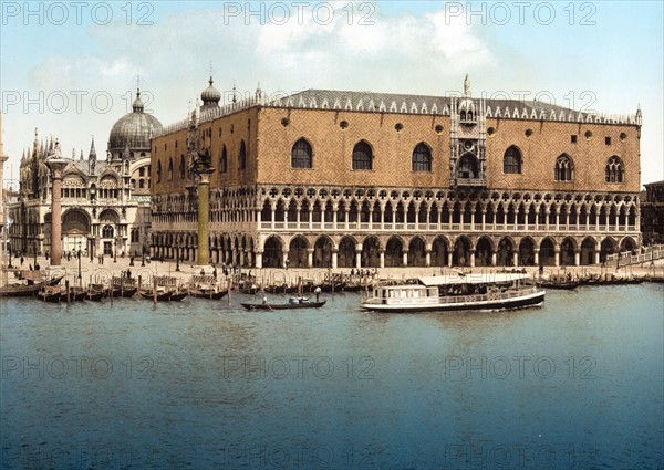 View of the Doge's Palace in Venice