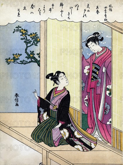 Early Spring' by Harunobu Suzuki