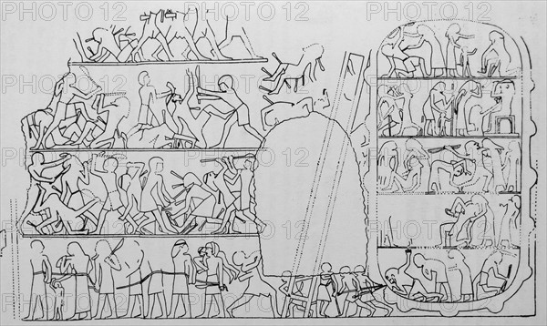 battle scene 19th Dynasty