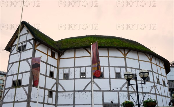 View of the Globe Theatre London